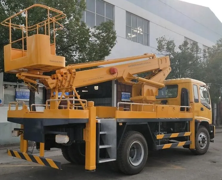 16m - 38m Telescopic Boom Overhead Working Truck Man Lift Aerial Lift Work Trucks