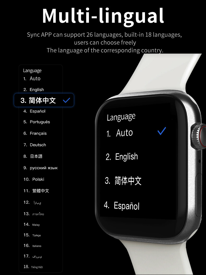 U98 плюс звонок Bluetooth Smartwatch температуры тела Iwo5 BT 5,0