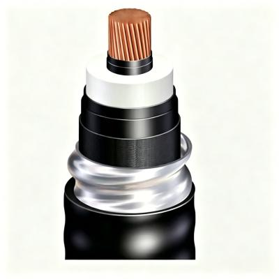 110kV XLPE Insulated 630mm² Copper Cable with Welded Corrugated Aluminum Sheath