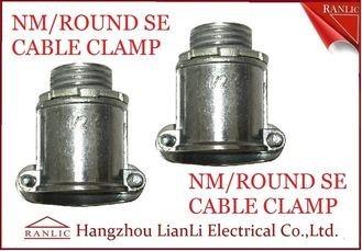 Aluminum 1/2 3/4 NM Round SE Cable Clamp For Bond the Wire to Outlet Box