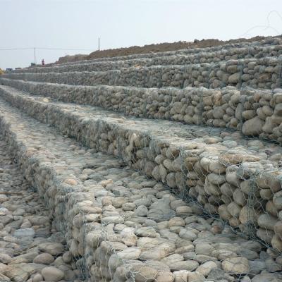 Wire Mesh 80x100mm 2.2mm Woven Gabion Baskets