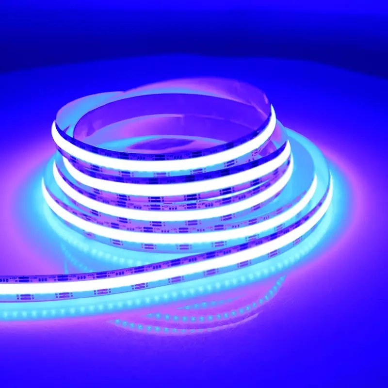 DC24V COB RGB LED Strip 840LEDs/m Flexible Color Changing Tape IP33