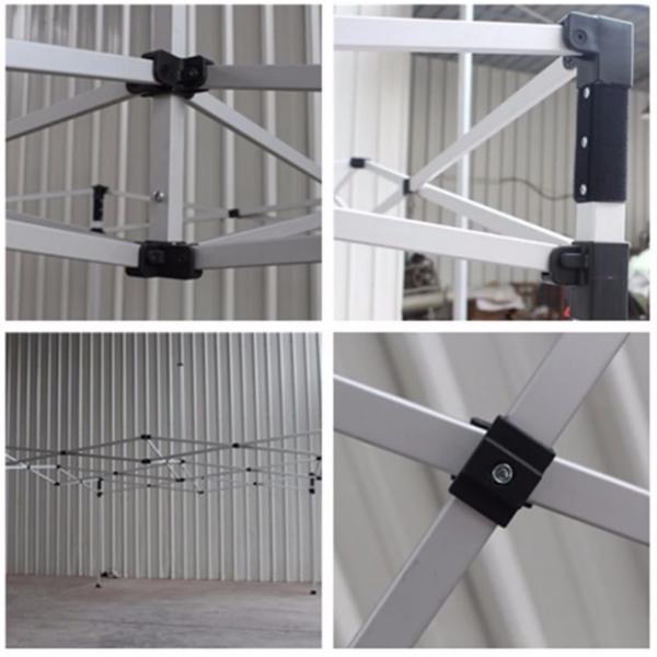 Commercial Trade Show Canopy Tent 10x10 600D Oxford Fabric With Back Walls