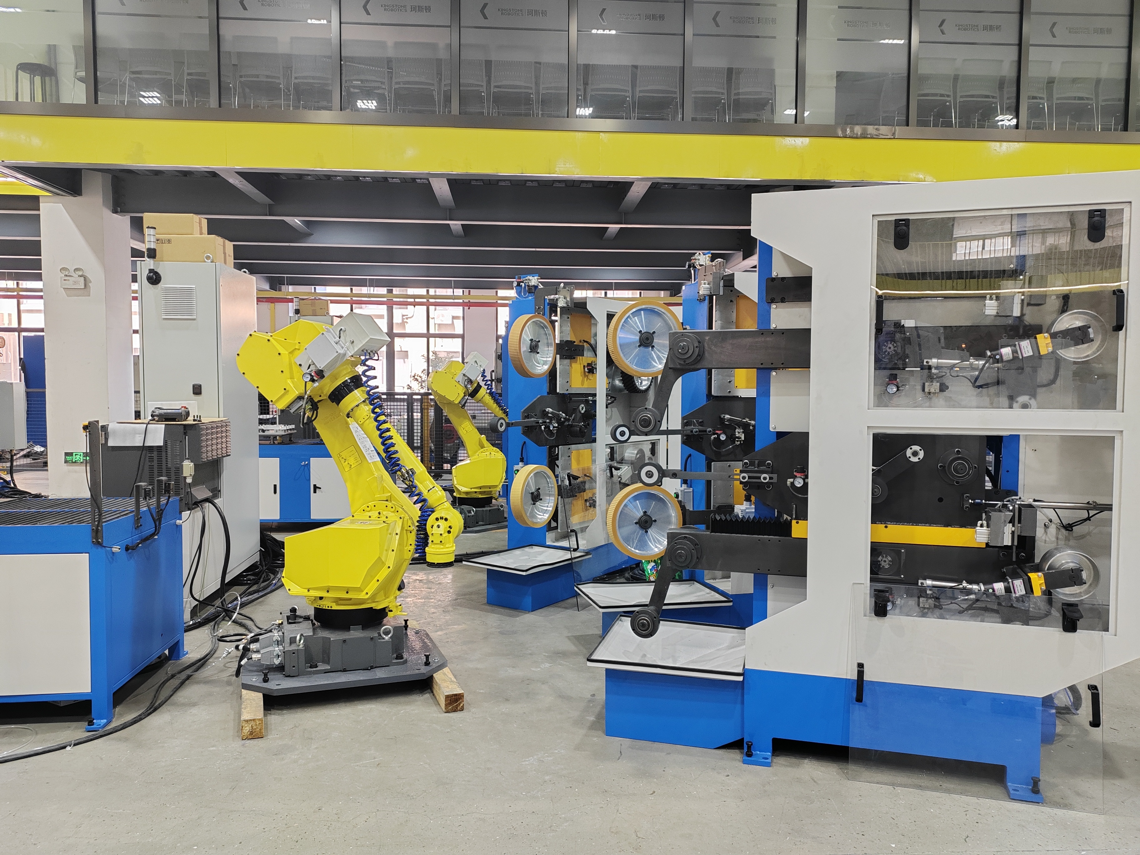 High Precision Robotic Grinding Machine For Aluminum Bicycle Frame Parts