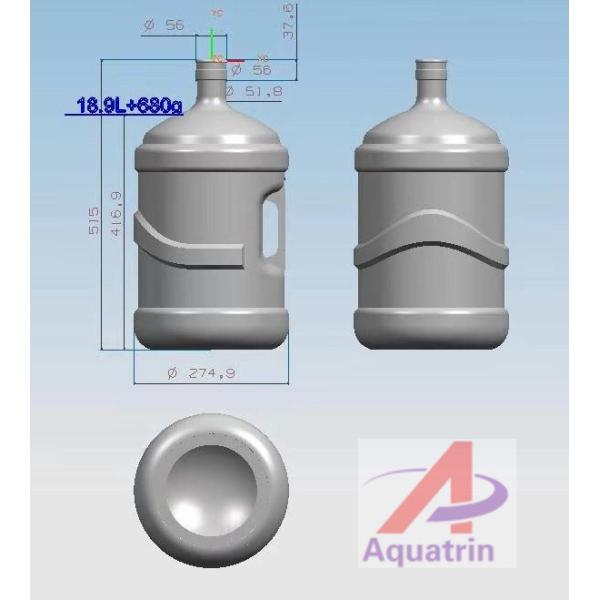 1.38kw SUS316 Filling Capping Machine 18.9L Bottle Water Making Machines