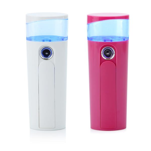 Portable Facial Nano Spray Mister ABS Material Rechargeable Power Supply Skin Moisturizing
