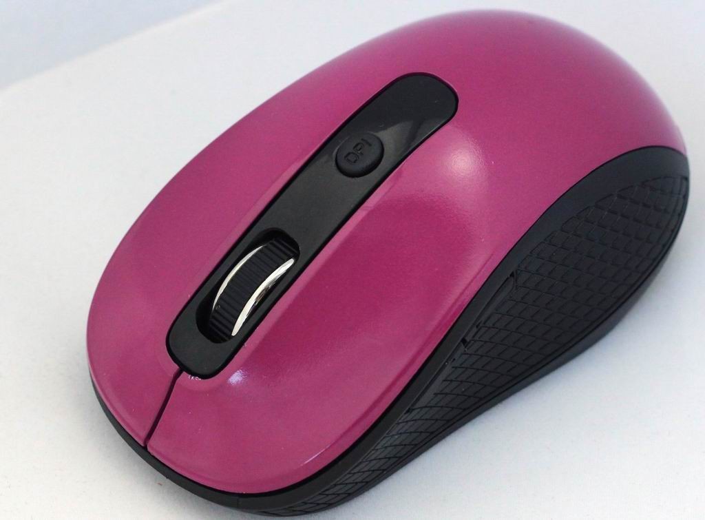 6D 2.4GHZ , 800 / 1600 DPI Speed Change , Freely 360-Degree Use Within 15M Radiu Wired Or Wireless Mouse