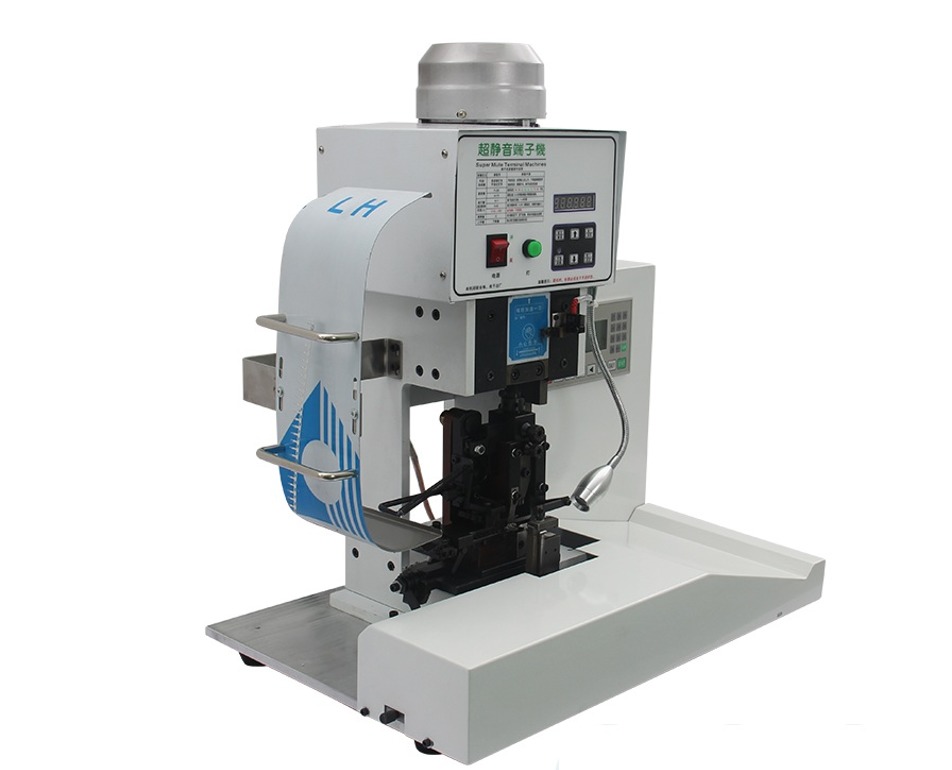 HR-PX220  High Production Semi Auto Flat Cable Ribbon Wire Stripping Crimping Machine