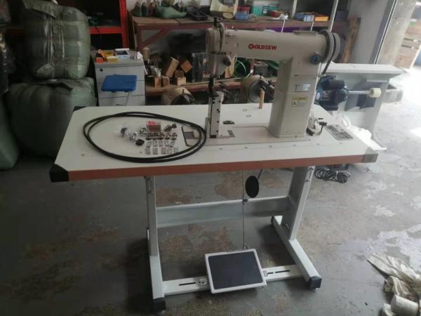 Double Needle Shoe Sewing Machine energy saving Footwear Sewing Machine