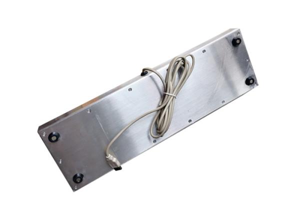 Movable Metal Mechanical Keyboard With Trackball , Dust Proof Stainless Steel Keyboard
