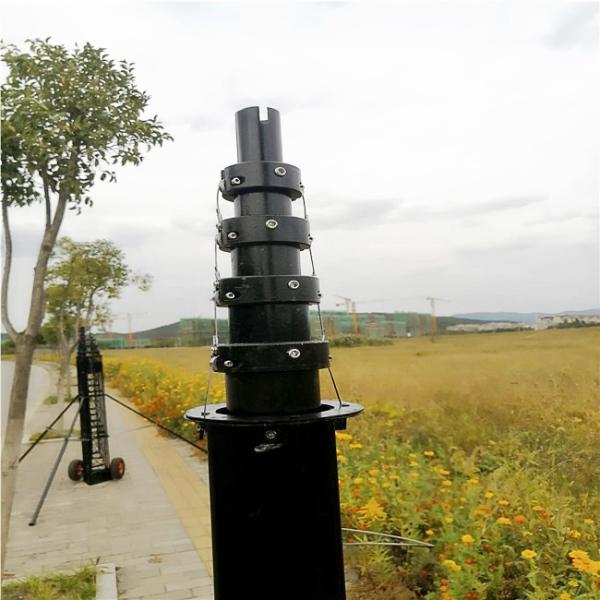 Portable Self Lock 15m 10kG Alu Portable Antenna Mast