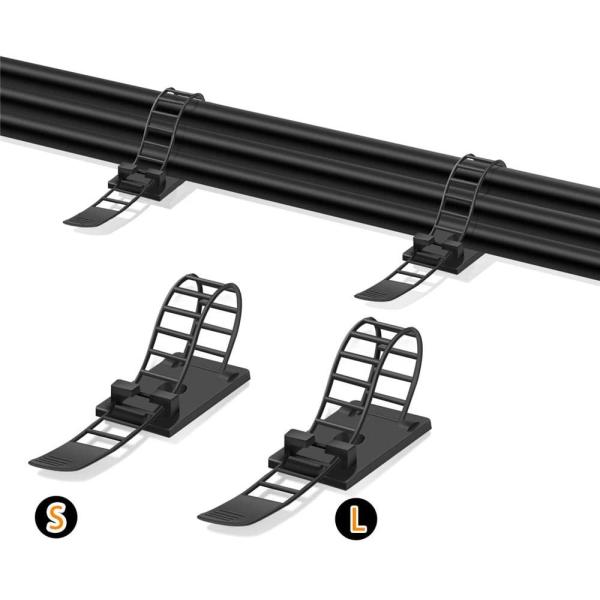 17mm 22mm Width Cable Tie Accessories High Strength White Electrical Wire Clamps