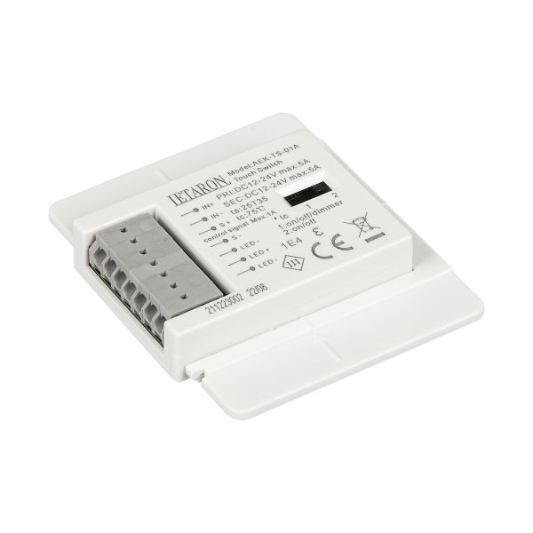 0.12KW Mirror Touch Switch , 24VDC Touch Dimmer Switch For Led Lights