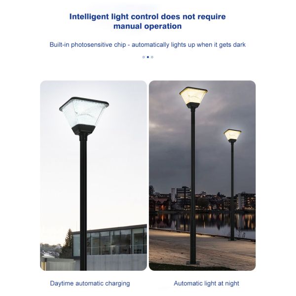 Decorative Yard Light Solar LED Lantern Style Lamp for Backyard Patio Landscaping