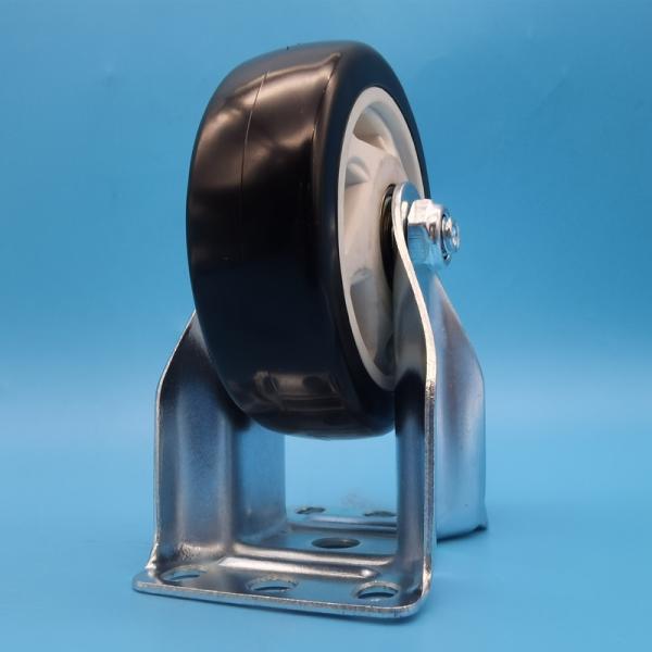 Load Capacity Industrial PP Trolley Wheels Medium Duty Casters Singel Wheels 4  Castors  Lockable Rigid Swivel For Higher Loads.