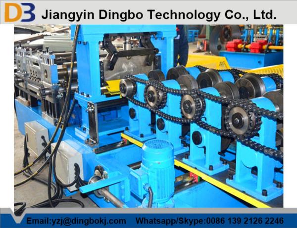 Automatic Z Purlin Roll Forming Machine 5 Tons Manual Uncoiler PLC Control