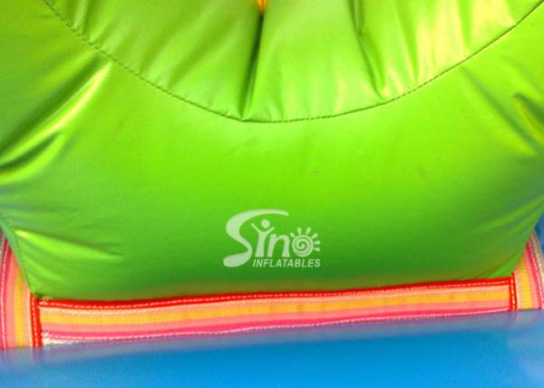 Commercial grade kids mega bounce inflatable obstacle course made of 610g/m2 pvc tarpaulin