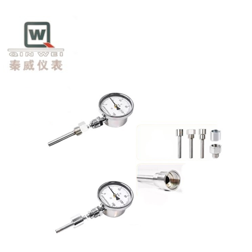 Thermowell Type Bimetallic Thermometer Petrochemical Industry