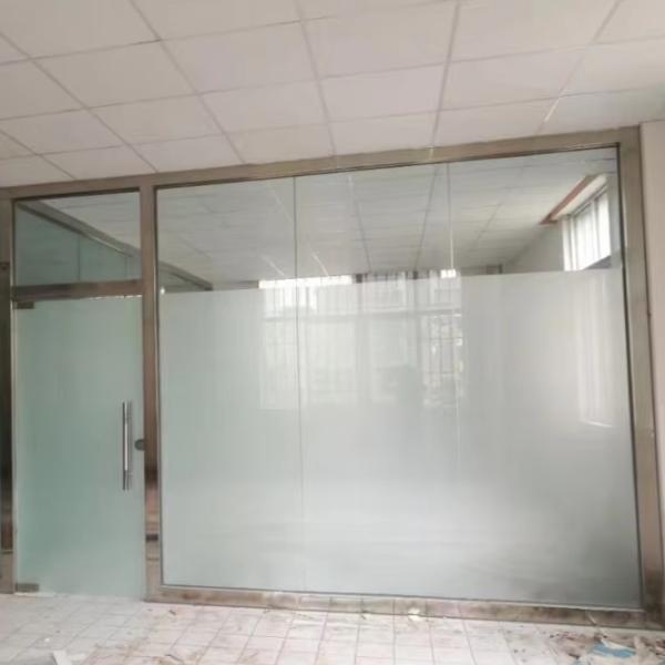 Custom Aluminum Frame Frameless Tempered Glass Door 10mm 12mm Toughened Glass Doors