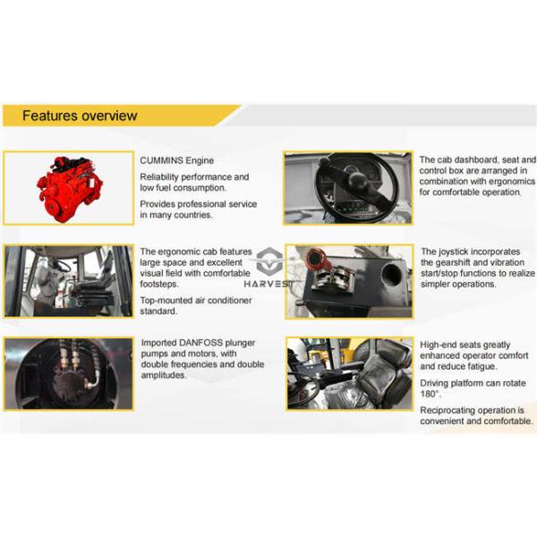 14 Ton Hydraulic Double Drum Vibratory Road Roller LTC214 for Sale