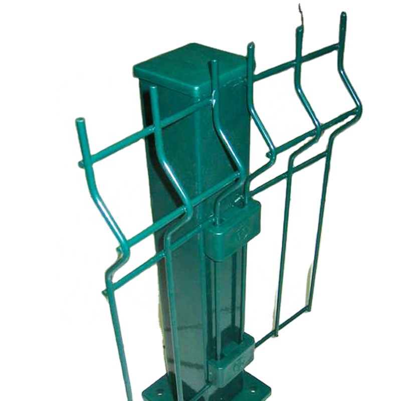 PVC Coated 3D Curved Fence 2.3m*3m Welded Wire Mesh Fence with Easy Install