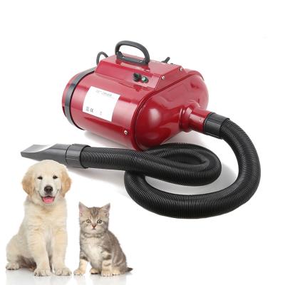 Red Eco Friendly Dog Blow Dryer Easy Cleaning AC 240V Dog Grooming Blower