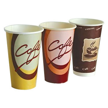 80mm 10oz Paper Coffee Cup With Clients Brand Printed Food Grade Ink