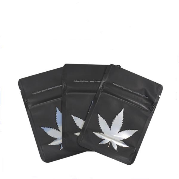 Custom Printing Aluminum Foil Child Resistant Candy Packaging Mylar Bag Matt Smell Proof Childproof  Pouch