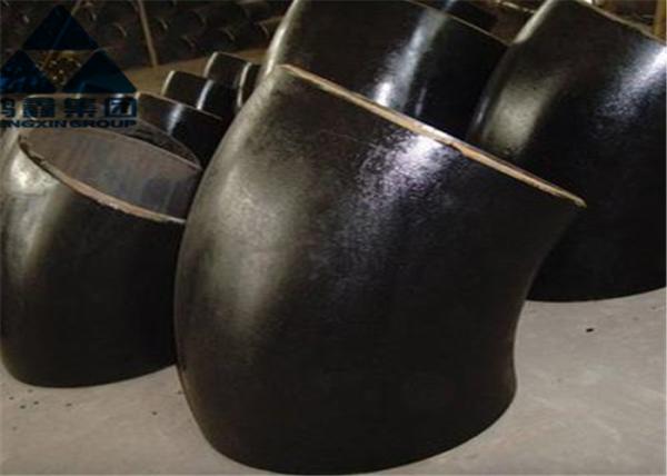 Black Painting WP11 Black Steel Elbow , 45 Degree Pipe Elbow SCH 140