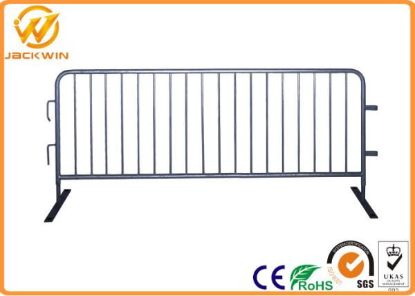 Hot Dip Galvanized metal Crowd Control Barrier , temporary barricade to party and event rental
