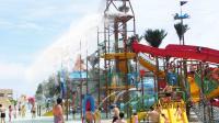 Les stations de vacances de vacances avec les parcs aquatiques/terrain de jeu de l'eau ont occupé 1680m2