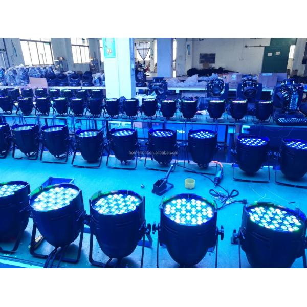 Stage Night Club Wedding Show RGBW 54 *3 W Par Can DJ UP Light with 6 White LEDs