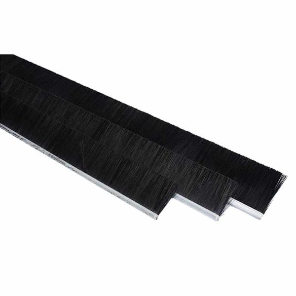 Nailão industrial Bristle Porta deslizante Roll Strip Borracha Weather Strip