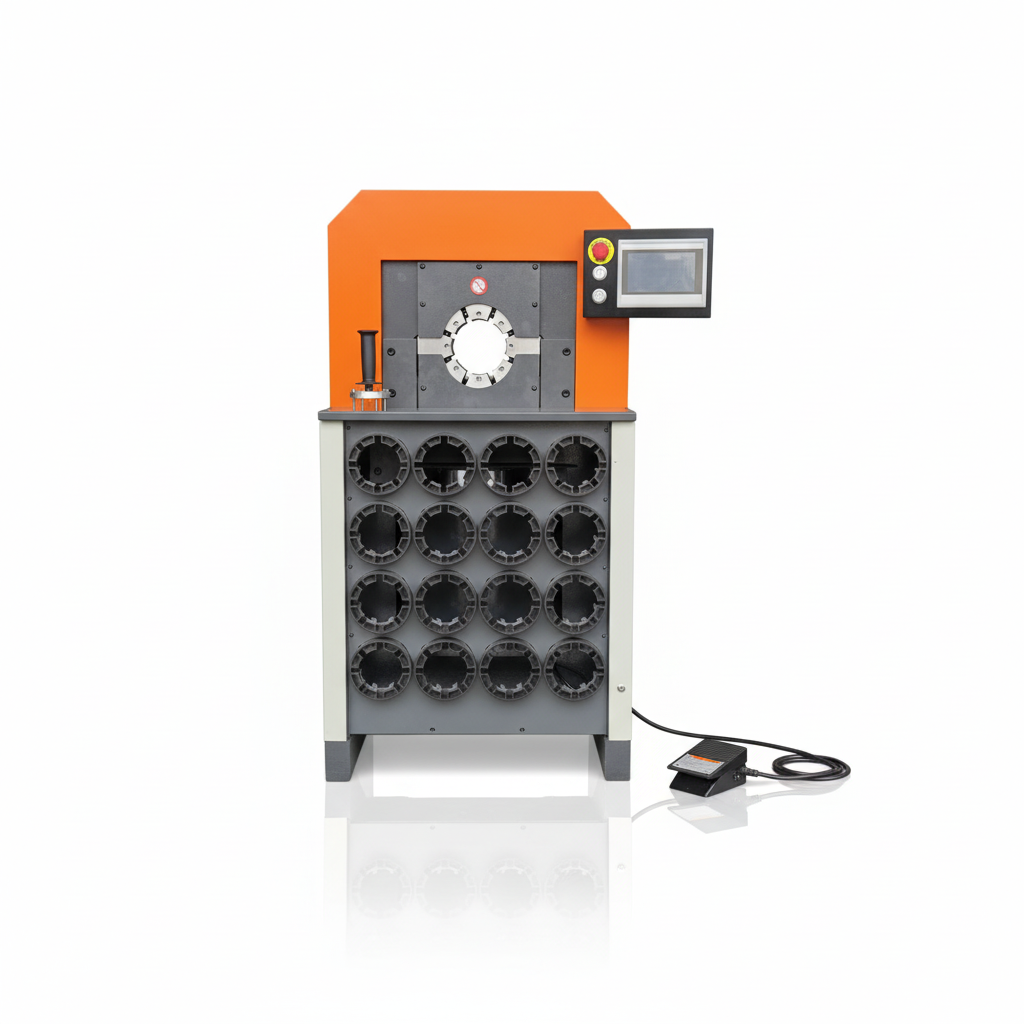 P150 CNC Automatic Hydraulic Hose Crimping Machine Heavy-Duty Industrial Pipe Crimper Tool