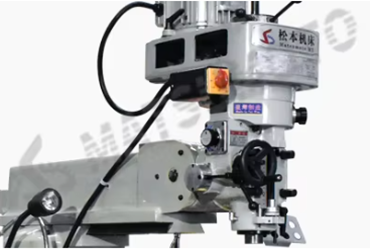Cast Iron Vertical Horizontal Turret Type Milling Machine M6W Light Duty