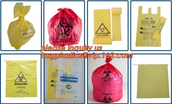 Safe Disposal, biohazard labeling, Autoclavable Bag, Polypropylene, Disposable, clear transparent Disposal sack