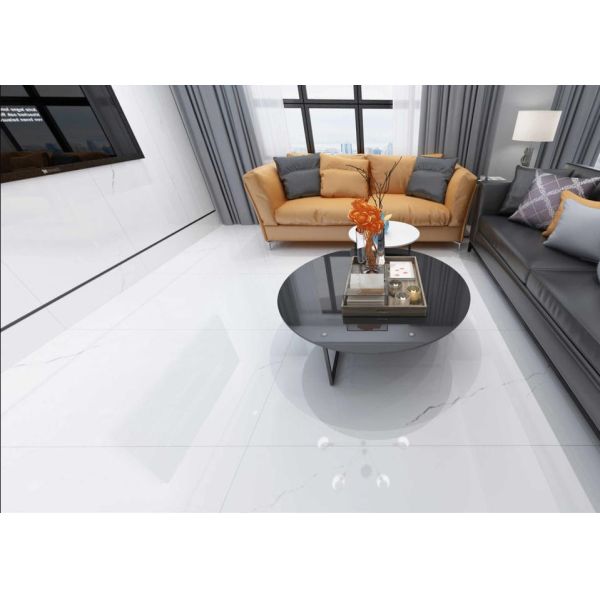 Bright And Fully Polished Stone Look Porcelain Tile 750x1500mm WY71501 C99