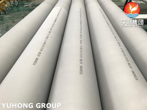 Tubulação sem emenda de aço inoxidável de ASTM A312 TP316L, aplicação da indústria laminada, petroquímica