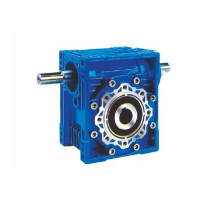 NRV040 Worm Gearbox Double Shaft , 120W Worm Reducer Gearbox