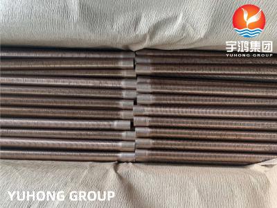 ASME B111 C70600 B111 C70600-O61 Copper Nickel Low Finned Tube For Heat Recovery Systems