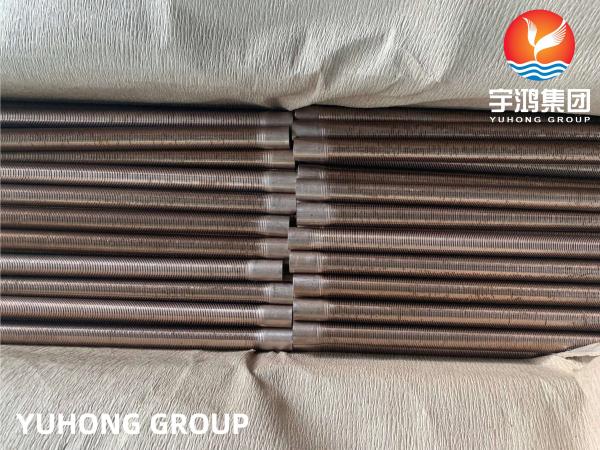 ASME B111 C70600 B111 C70600-O61 Copper Nickel Low Finned Tube For Heat Recovery Systems
