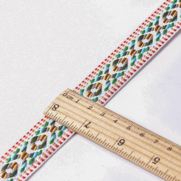 guarnição decorativa da fita de 2.5cm