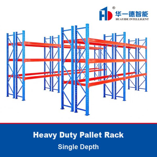 Single Depth Heavy Duty Pallet Rack Selective Pallet Rack Beam Racking