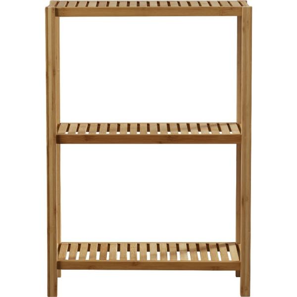 Professional 3 Tier Wooden Bathroom Shelves 31.5 H X 22.1 W X 10.25 D