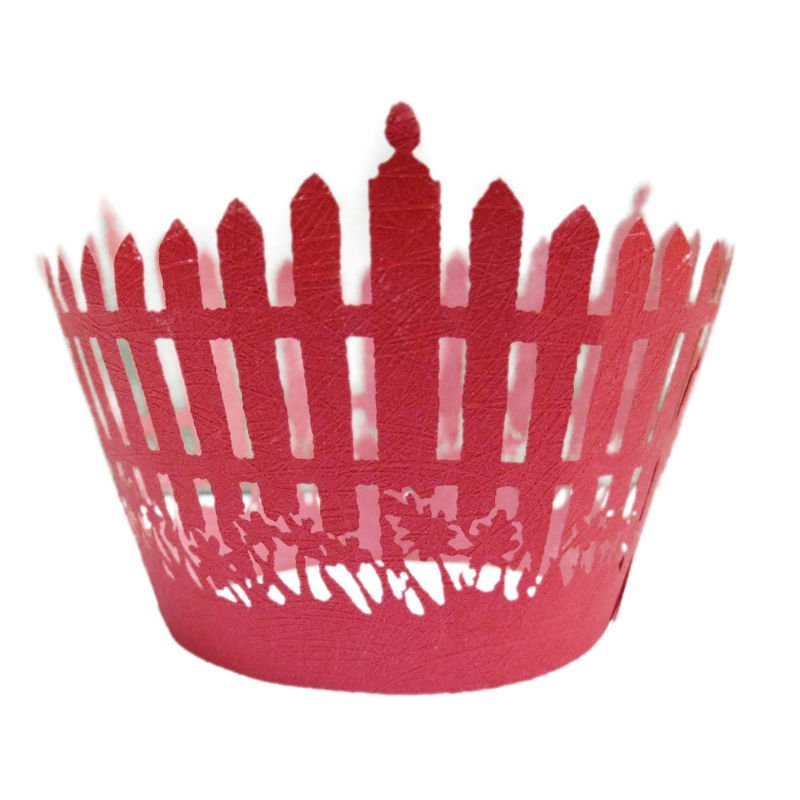 Custom Cricut Pantone Decorative Cupcake Wrappers for Wedding with SGS-COC-007396