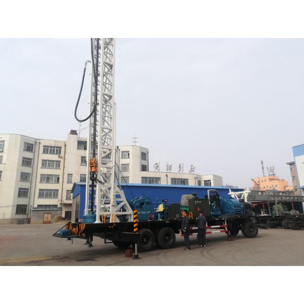 BZT600 Drill Rig Truck With 90kw Electric Motor 600m Depth 500mm Diameter