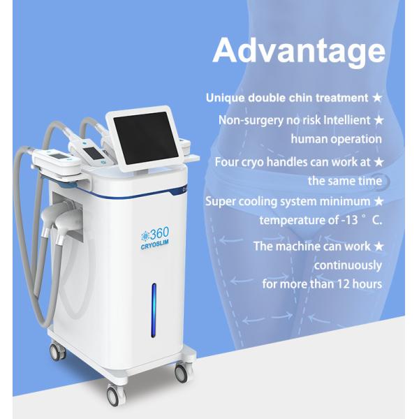 ISO Cryolipolysis Slimming Machine 360 Body Contouring Vacuum Therapy Machine Professional