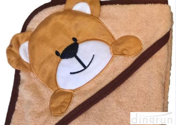 OEM Accepted Baby Hooded Towels For Toddlers Various Designs 75*75cm
