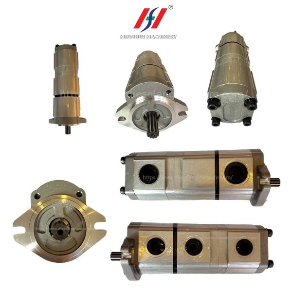 31FT-01300 Triple Gear Pump | Hydraulic Gear Pump Assembly Replacement Parts