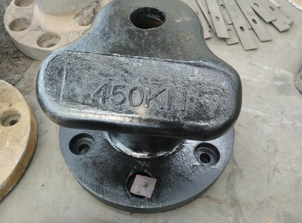 Poste de amarração cinzento marinho da amarração do ferro fundido/aço de molde/aço suave único